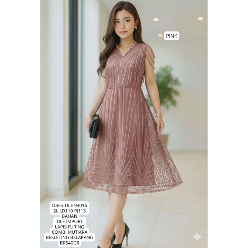 DRES TILE 94016 MAROON 340GRAM