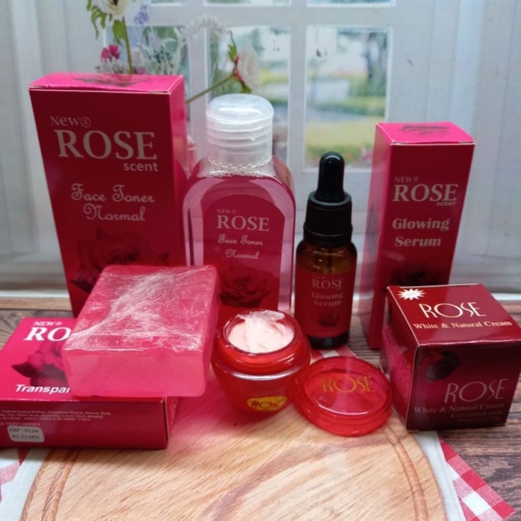 paket cream rose komplit 4in1 original