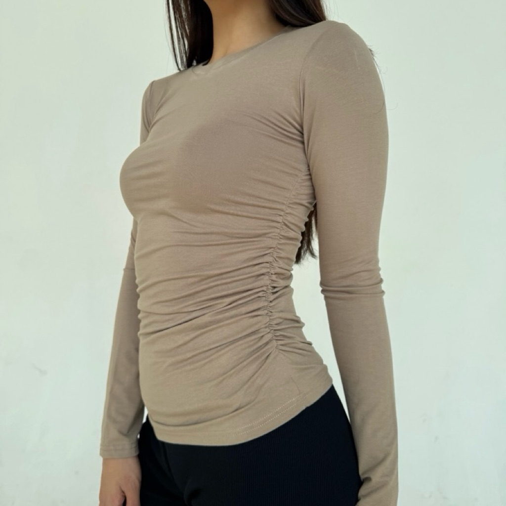 preloved ruched top spandex
