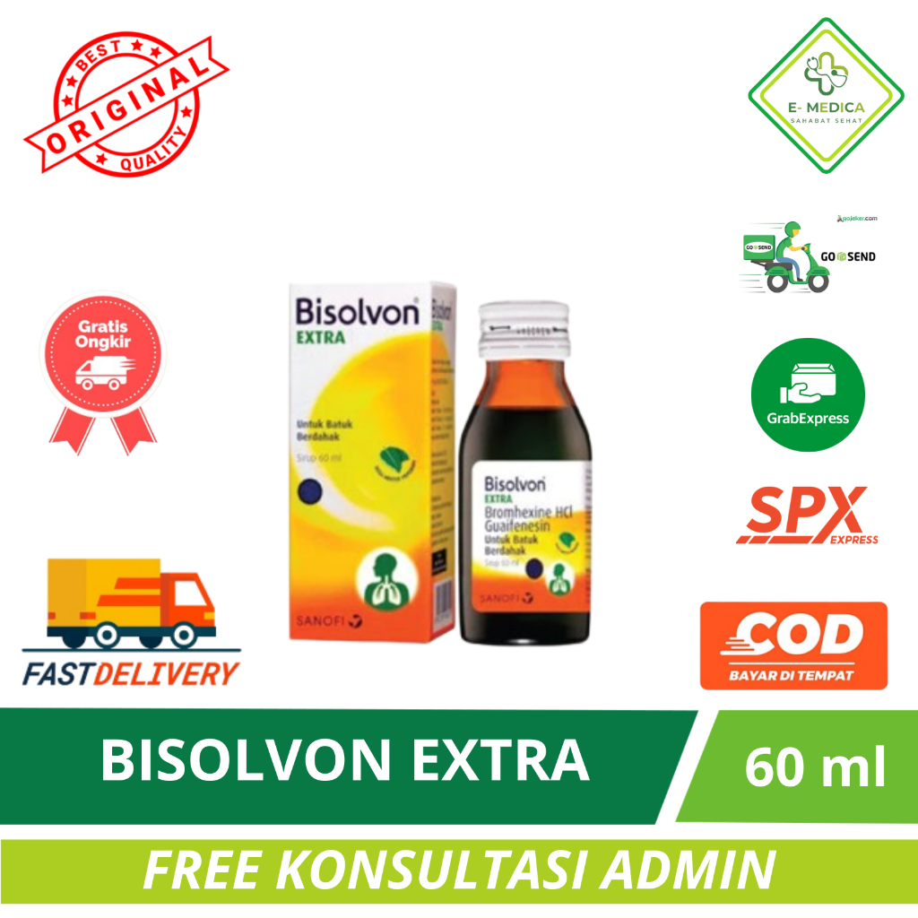 Bisolvon Extra Sirup 60 Ml