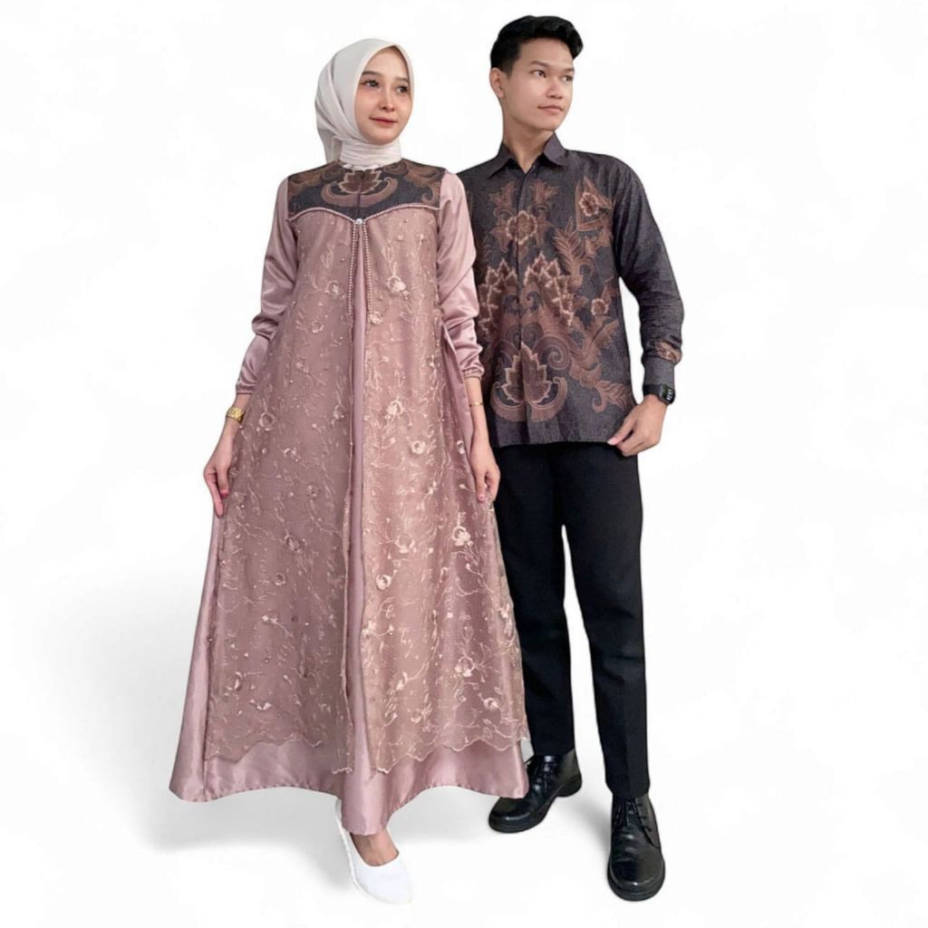gamis batikkombinasivelvet