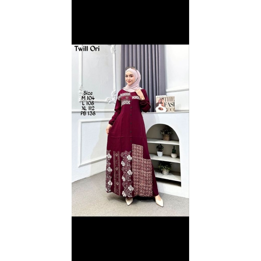 gamis twill ori