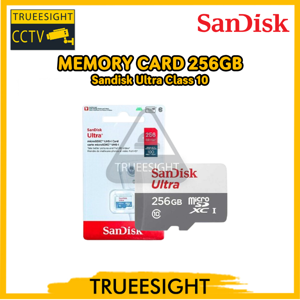 MICRO SD SANDISK 256GB MEMORY CARD CLASS 10