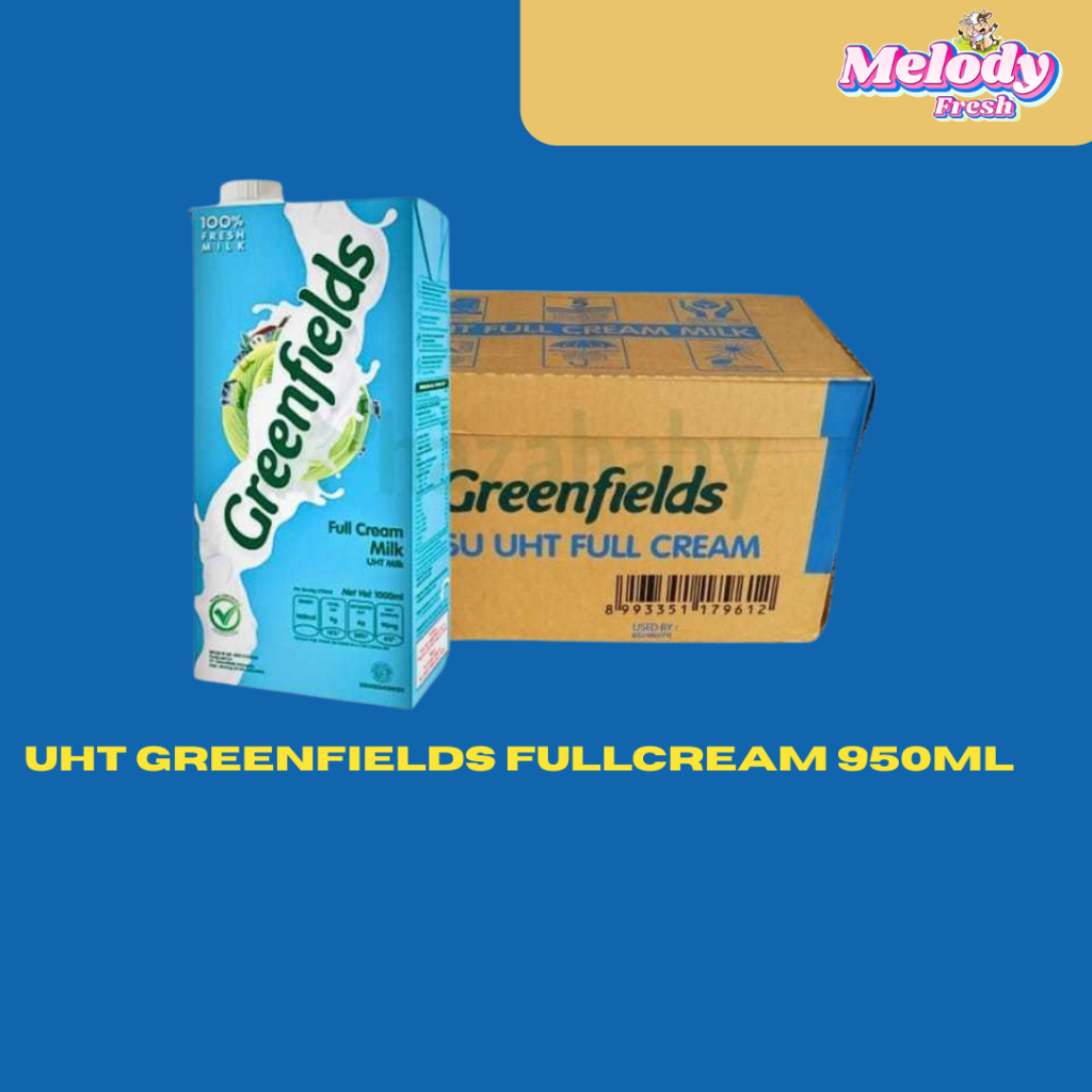 UHT Greenfields Fullcream 950Ml