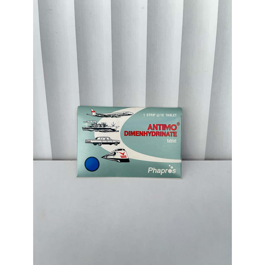ANTIMO DIMENHYRINATE 1 STRIP @10 TABLET