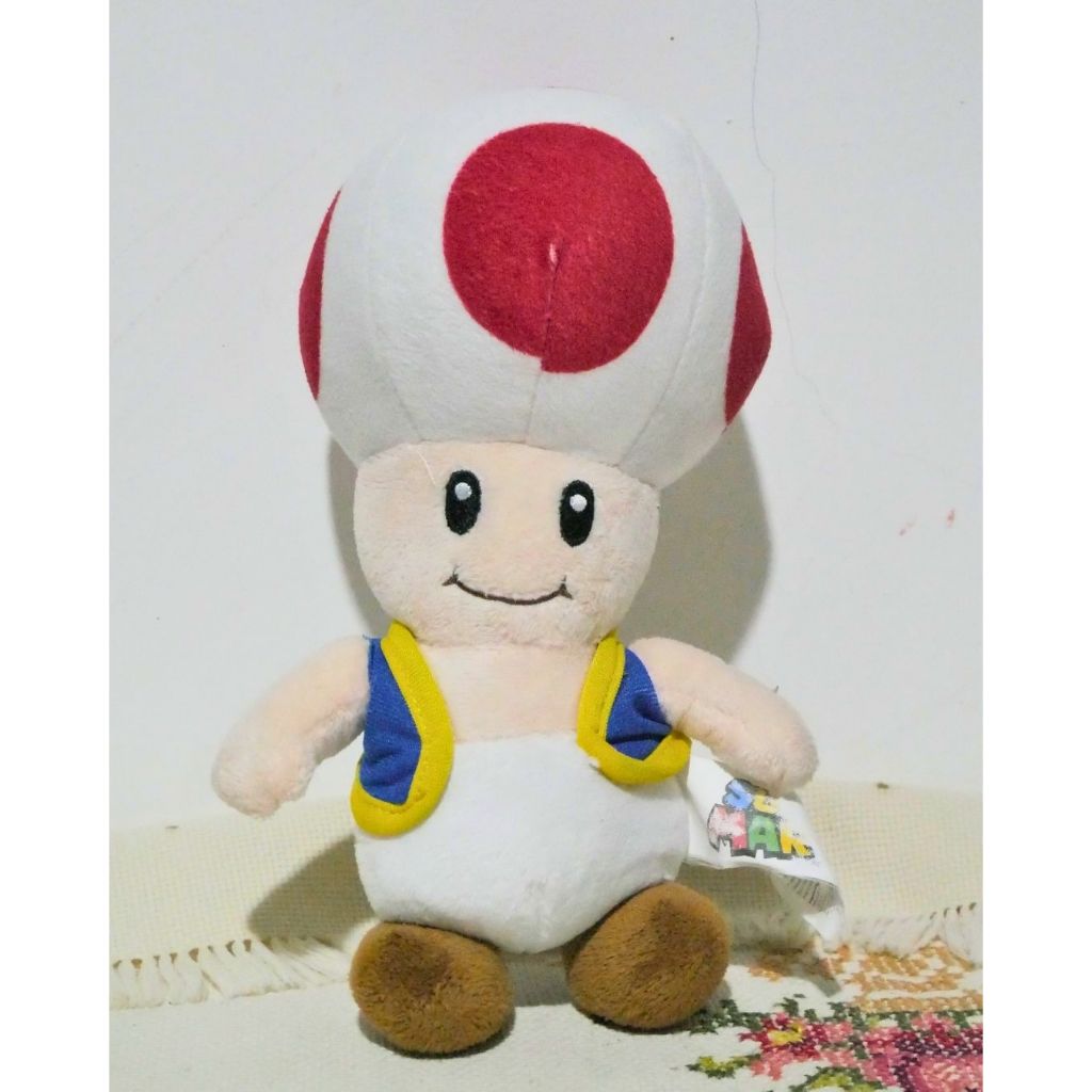 Boneka Toad Super Mario Original Plush Preloved