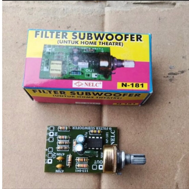 Filter Subwoofer Nelc N-181