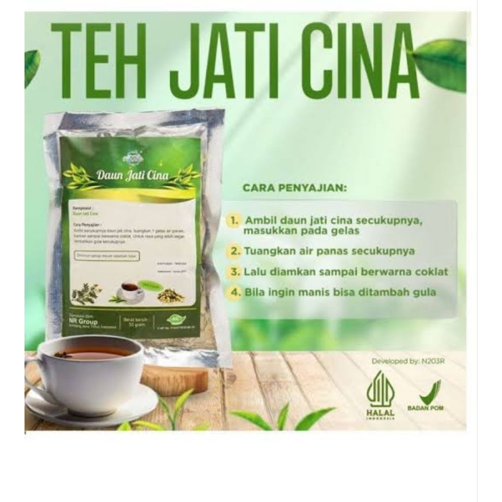 [COD] N203R TEH JATI CINA SACHET