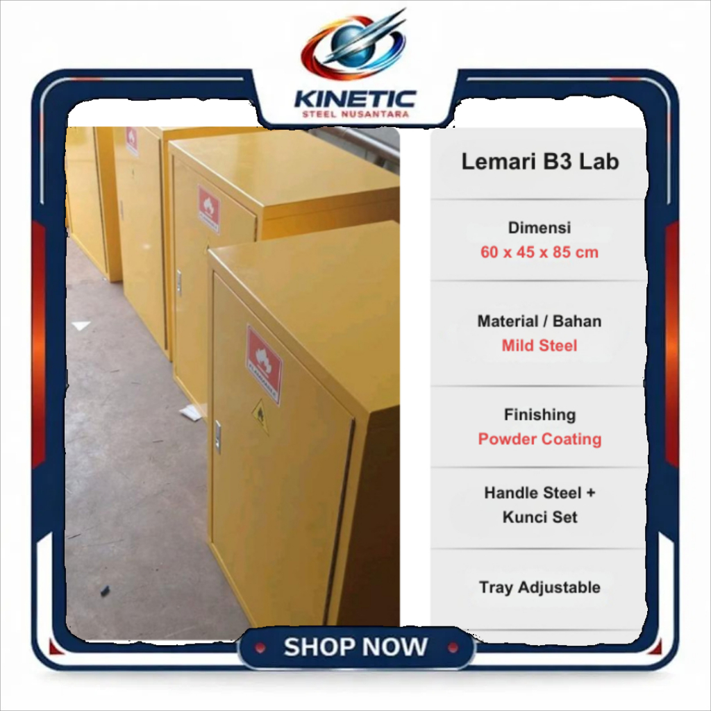 Lemari B3 Laboratorium/Flammable Cabinet Storage