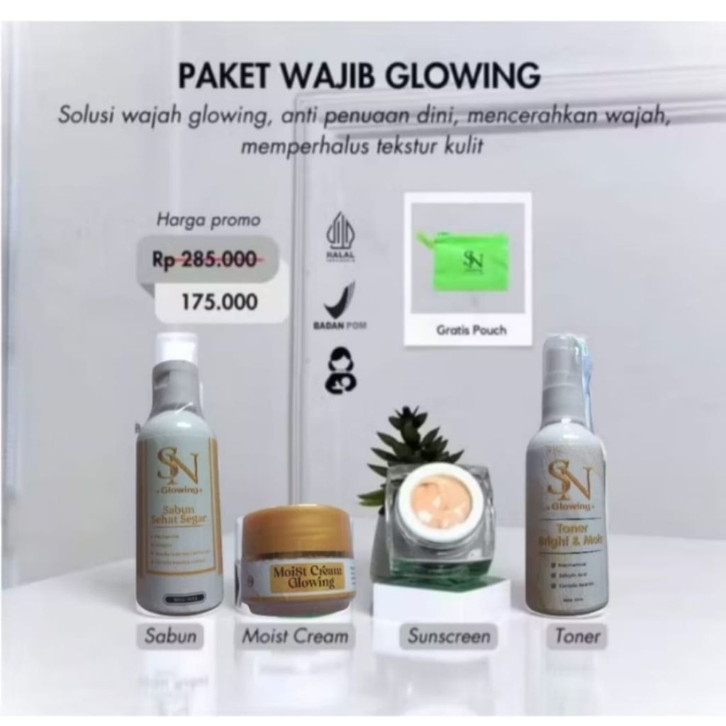 paket wajib glowing