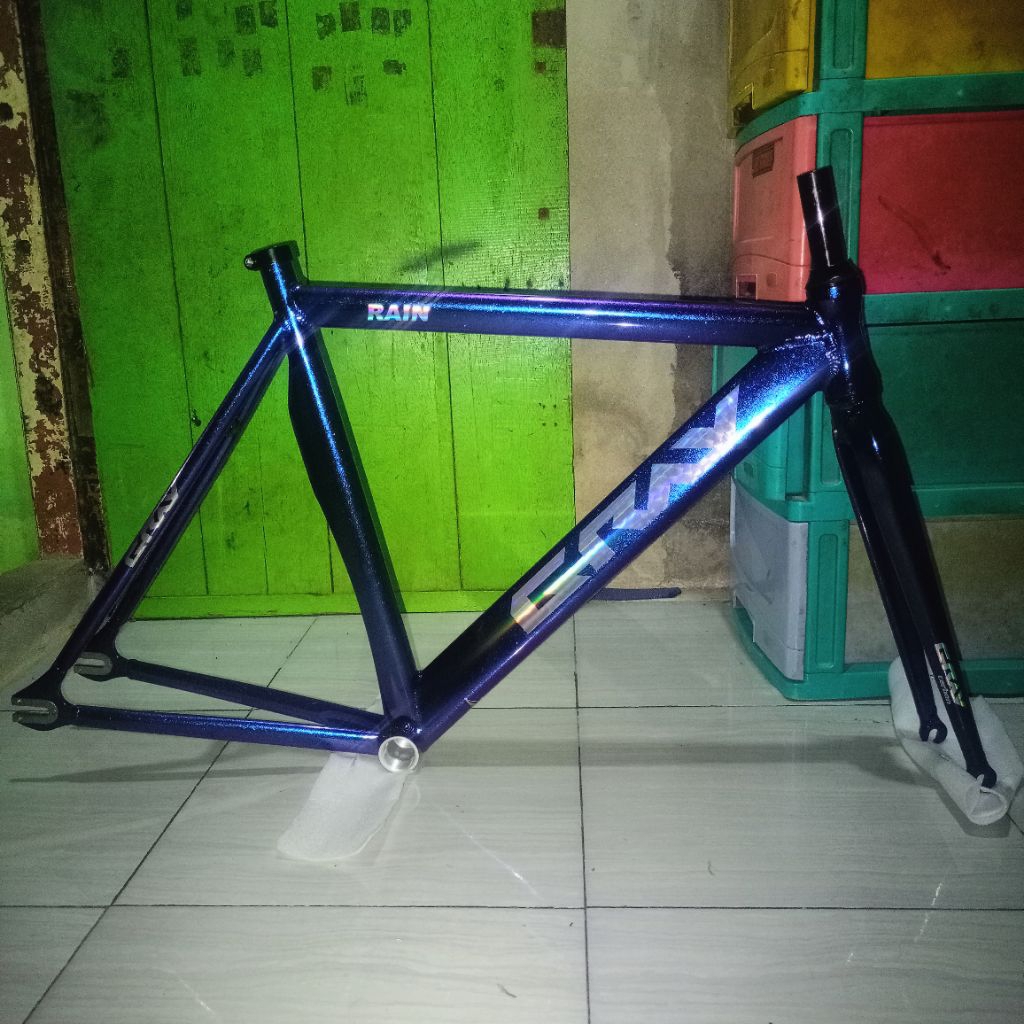 fixie gray framefork