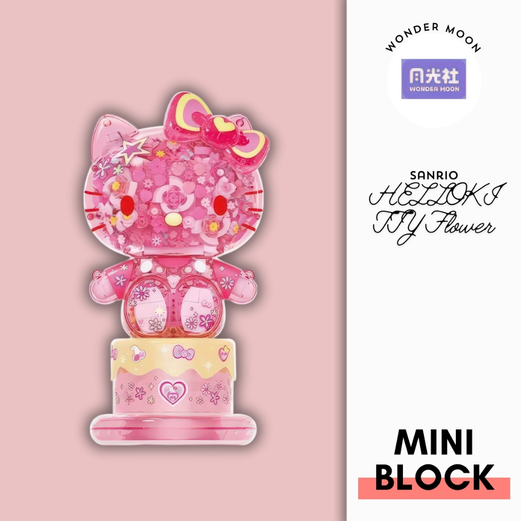 Wonder Moon 803306　HELLOKITTY Flower　Mini Block