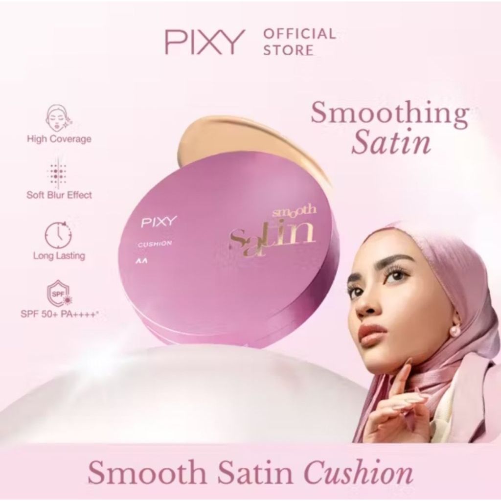 PIXY Smooth Satin Cushion