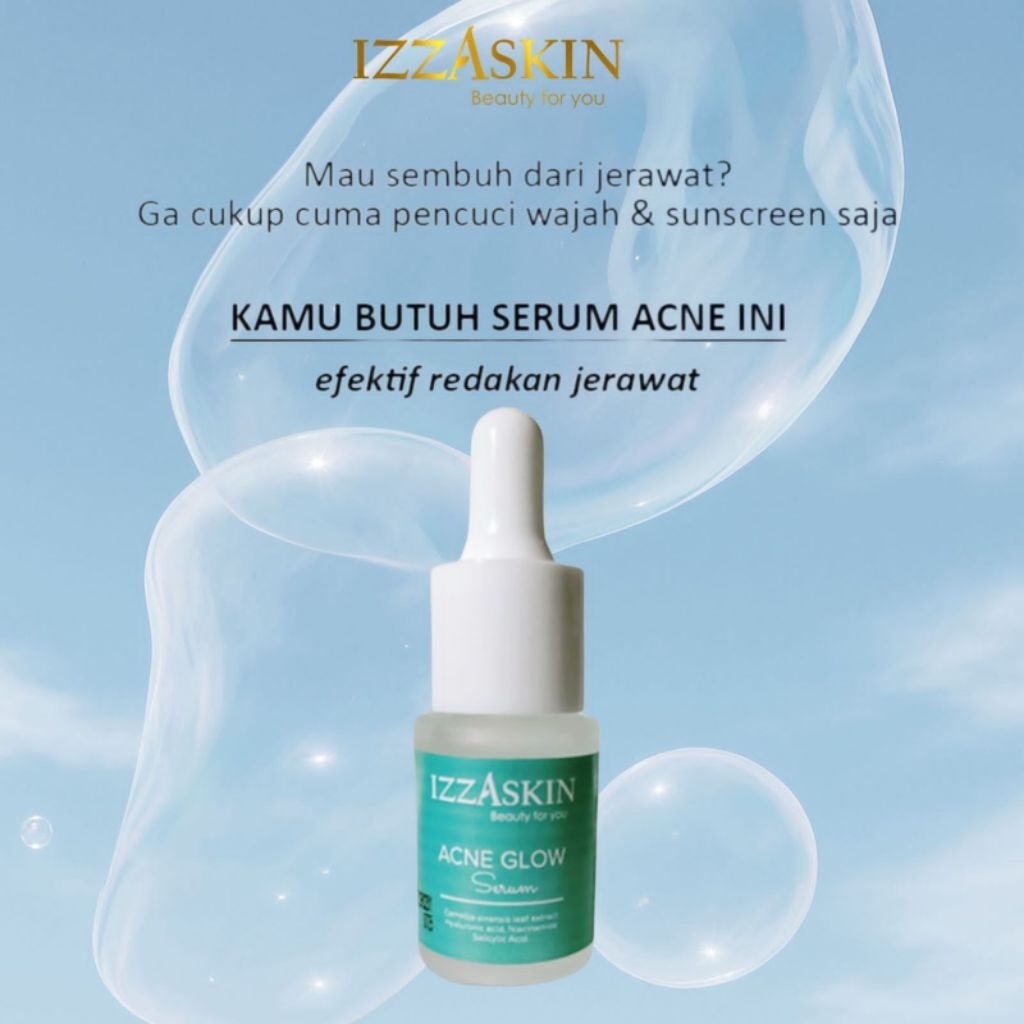 acne glow serum izzaskin