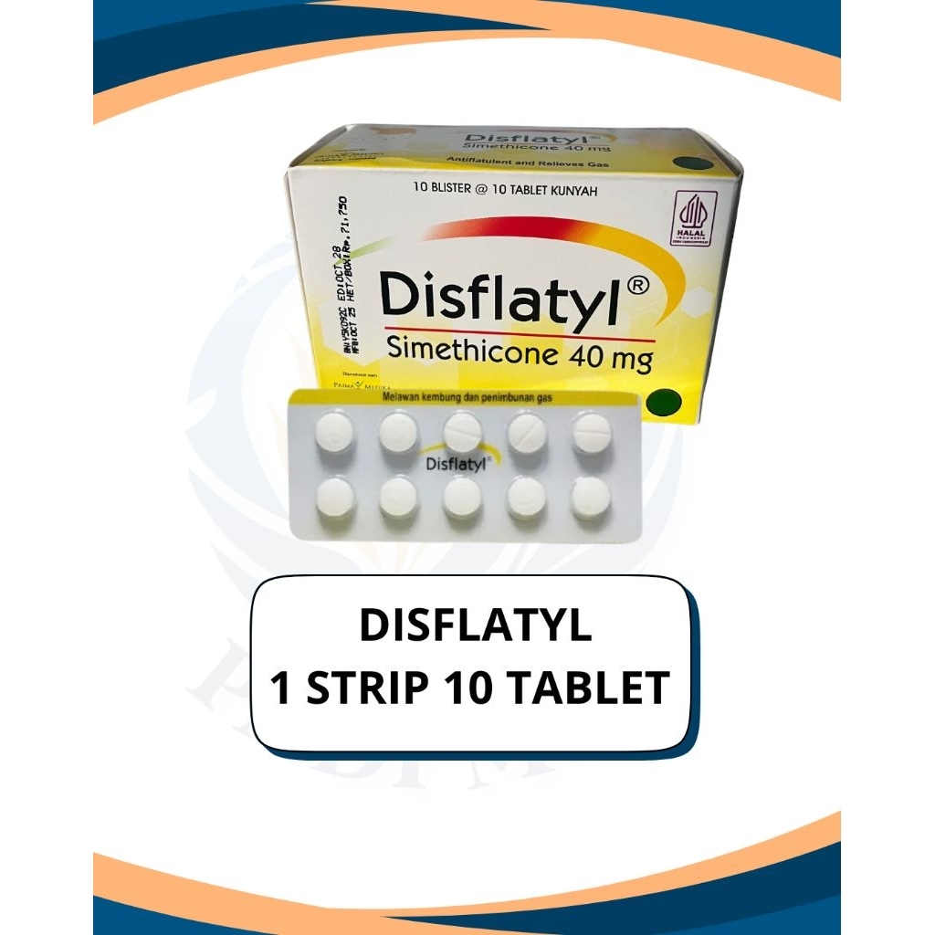 DISFLATYL 1 STRIP 10 TABLET