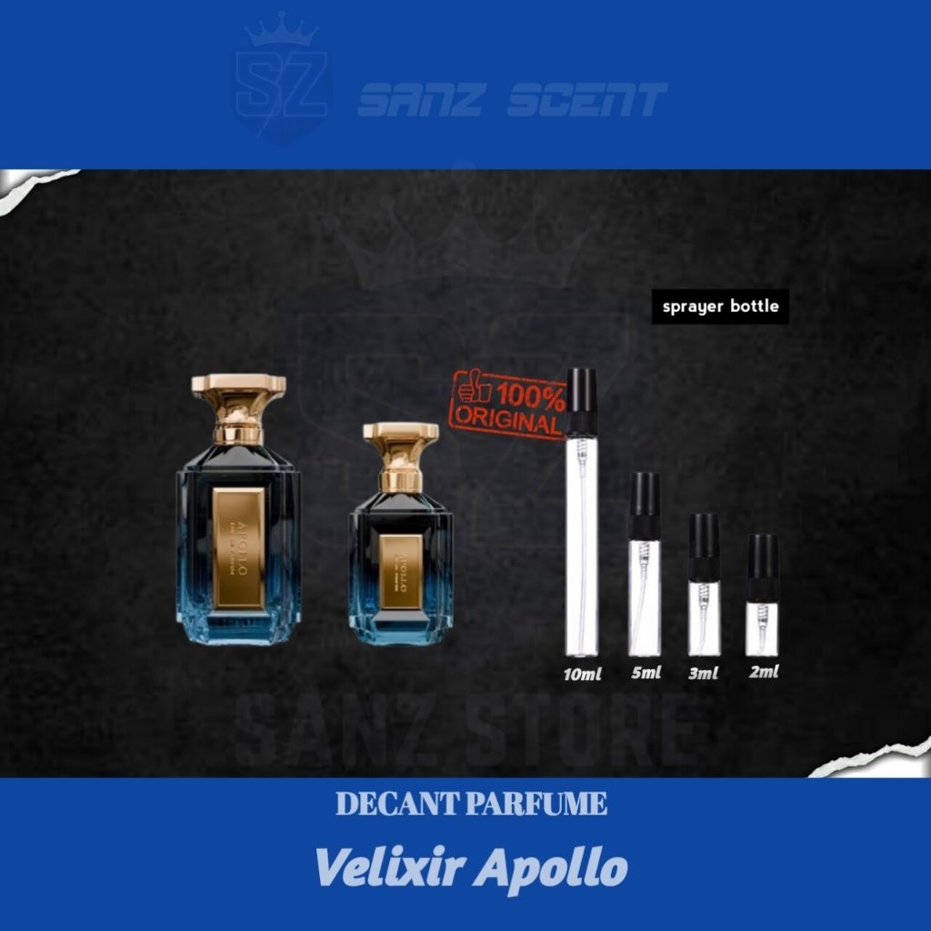 Decant Velixir Apollo | 2ml,3ml,5ml,10ml | Share In Jar/Travel Size