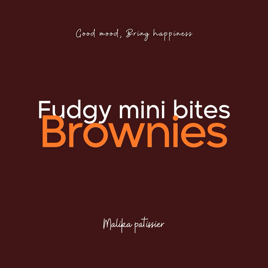 fudgy mini bites