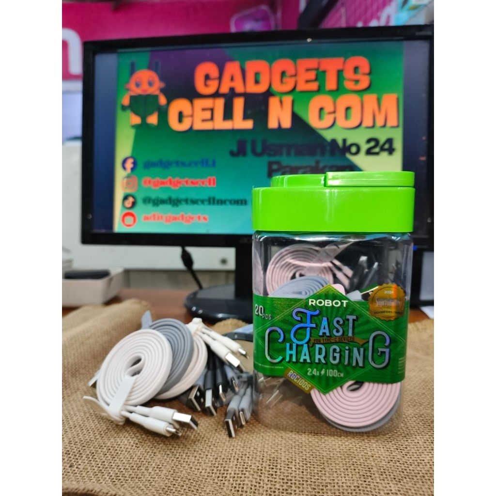 Kabel Data Usb - Type C 2.4A RGC100S