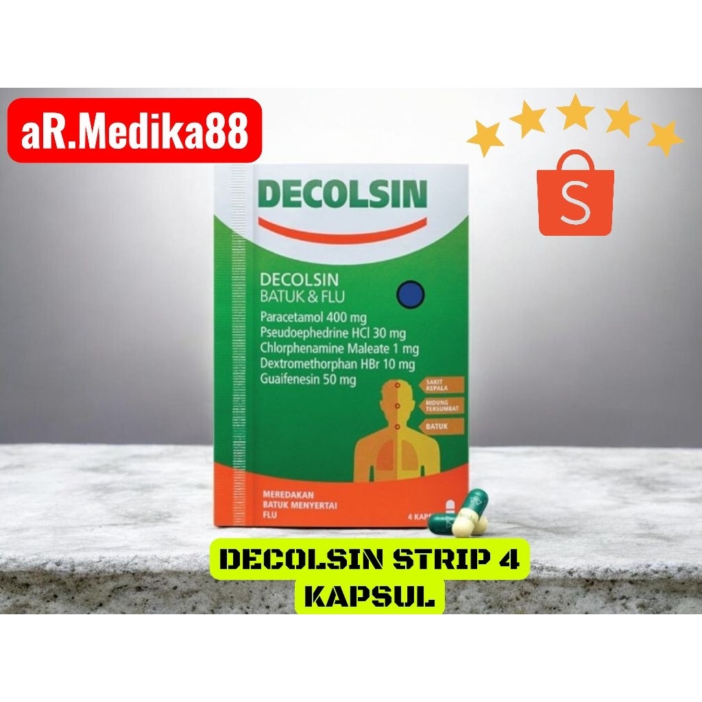 DECOLSIN STRIP 4 KAPSUL