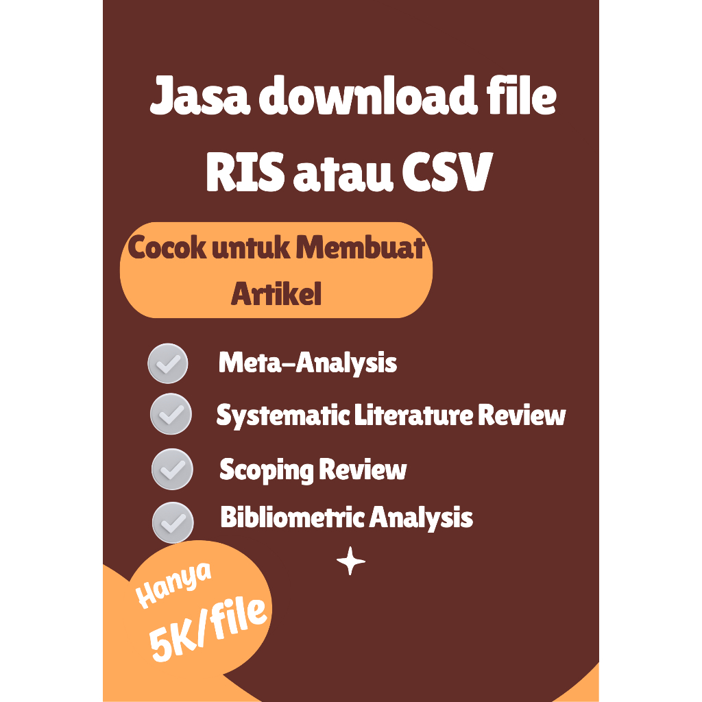 Jasa Download Data Literatur Format RIS & CSV untuk Studi Pustaka