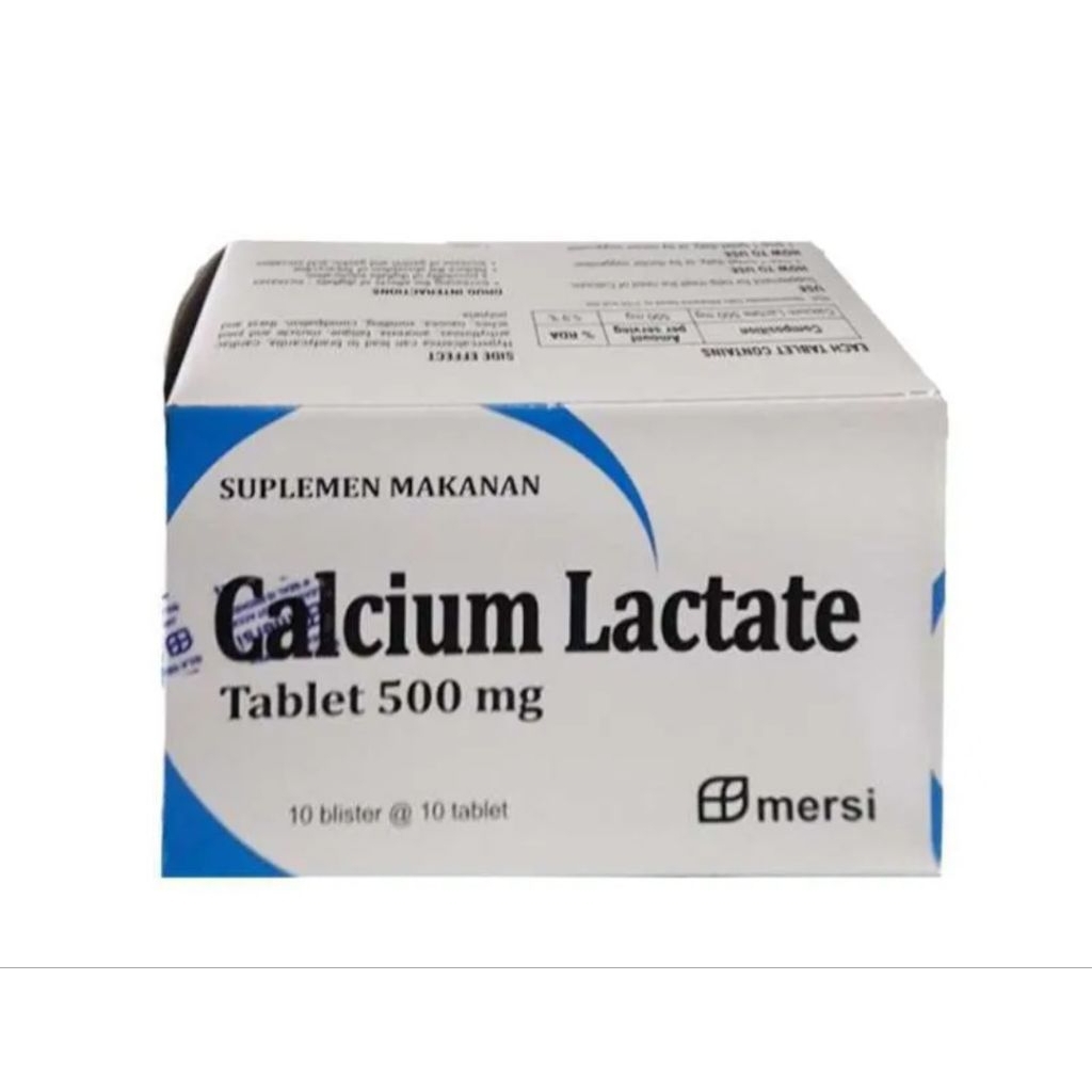 CALCIUM LACTATE STRIP/LEMBAR 10 TABLET