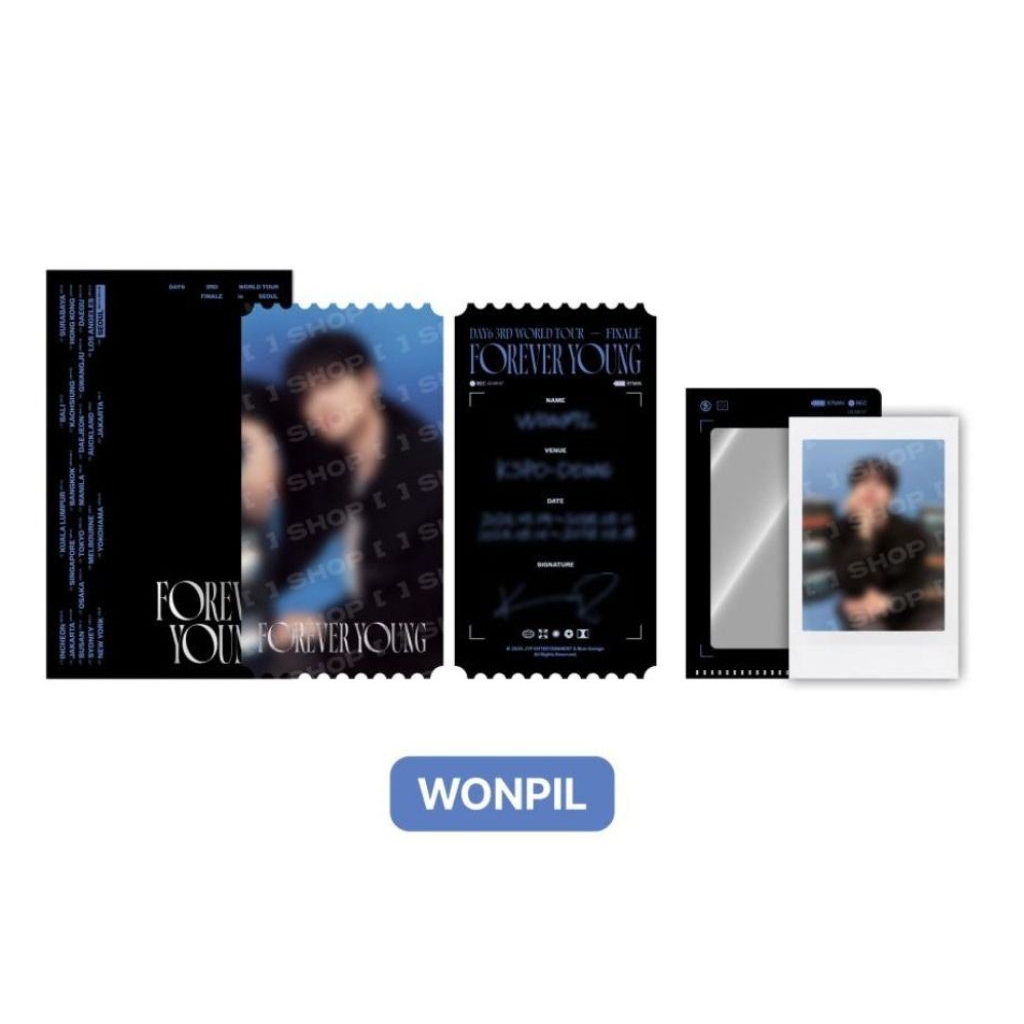 SPECIAL TICKET SET WONPIL FOREVER YOUNG