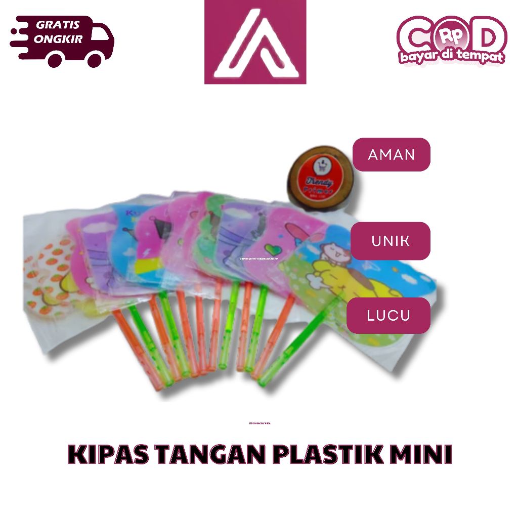 KIPAS TANGAN PLASTIK MINI