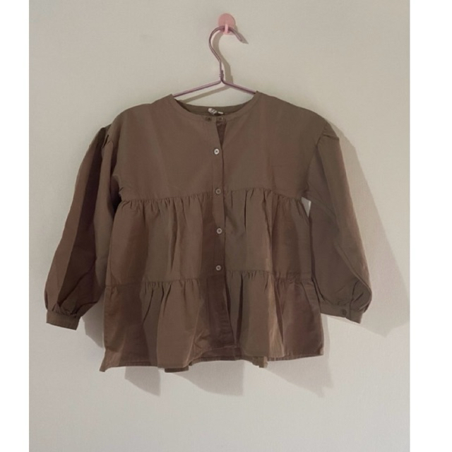 kemeja/blouse coklat