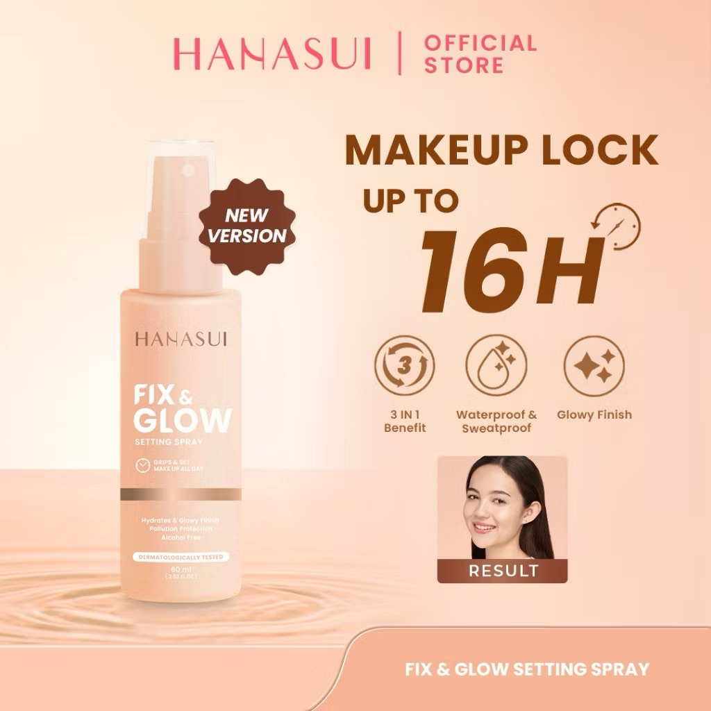 Hanasui Fix & Glow Setting Spray 60ml