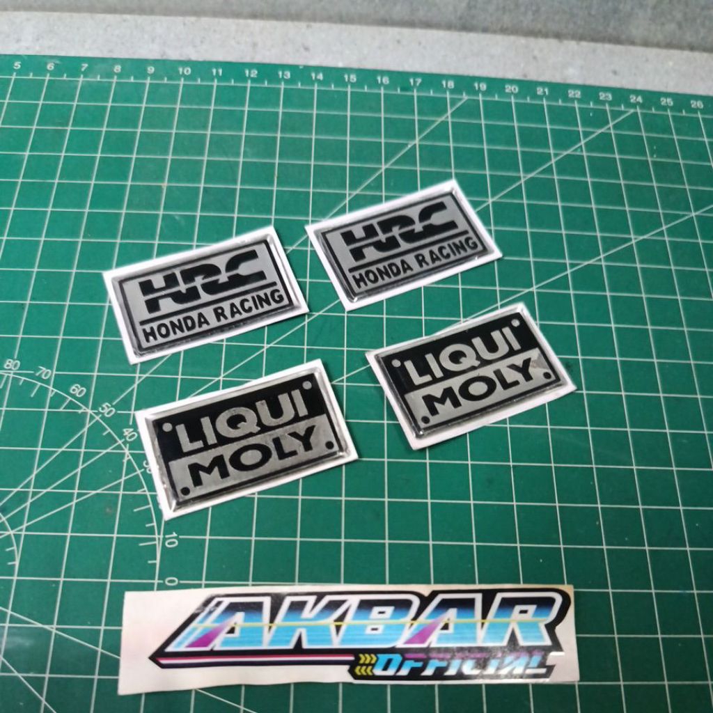 stiker emblem sensor hrc vario