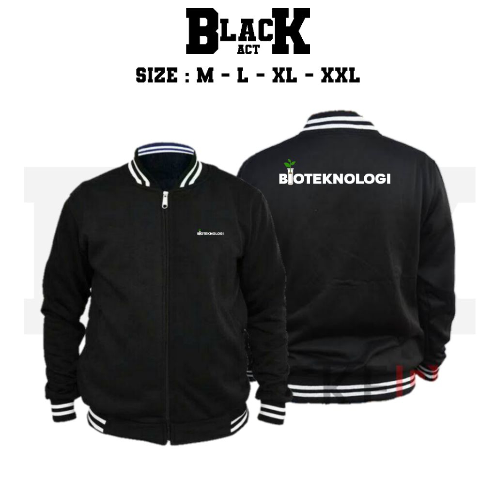 JACKET BASEBALL BIOTEKNOLOGI SIMPEL