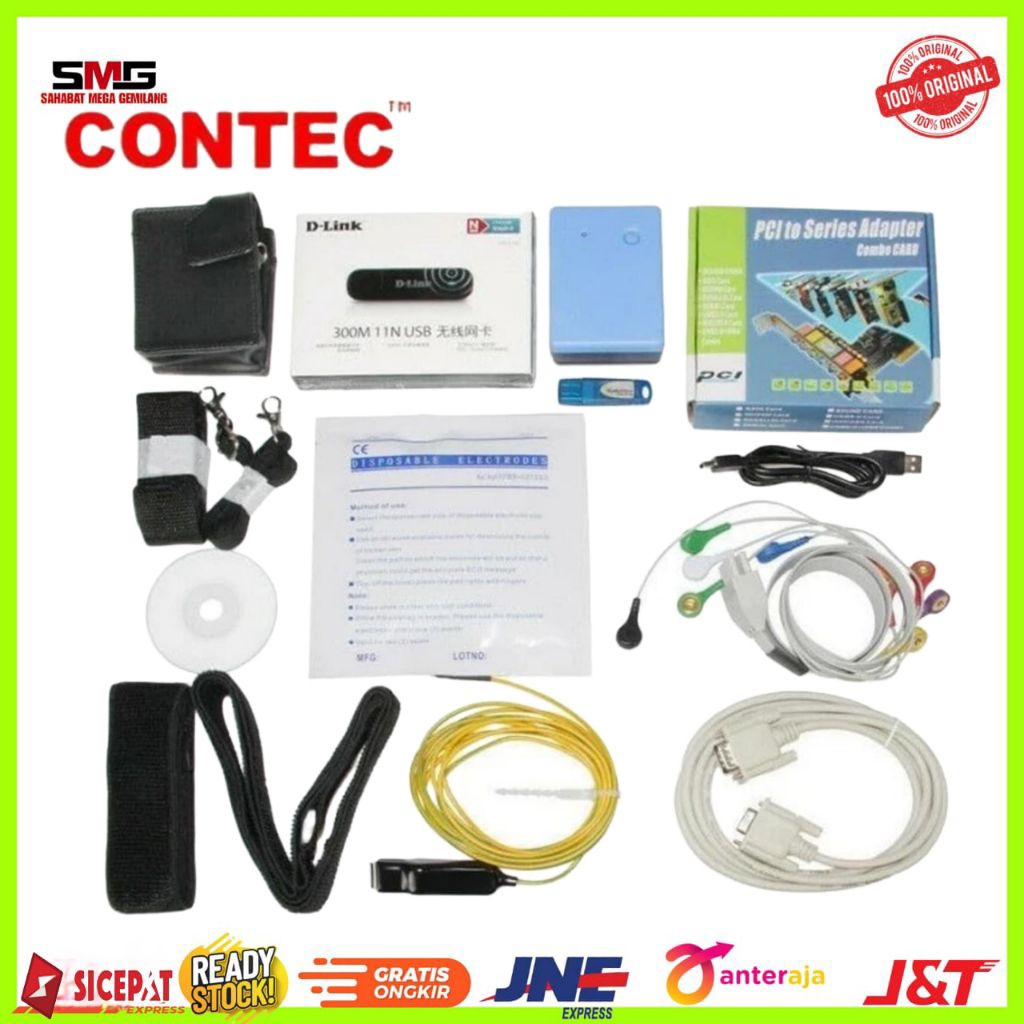 CONTEC 8000S Wireless Stress ECG/EKG Analysis System,Exercise stres