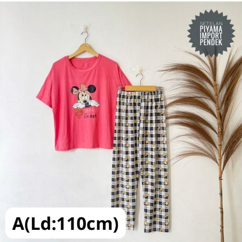 SETELAN PIYAMA IMPORT DEWASA