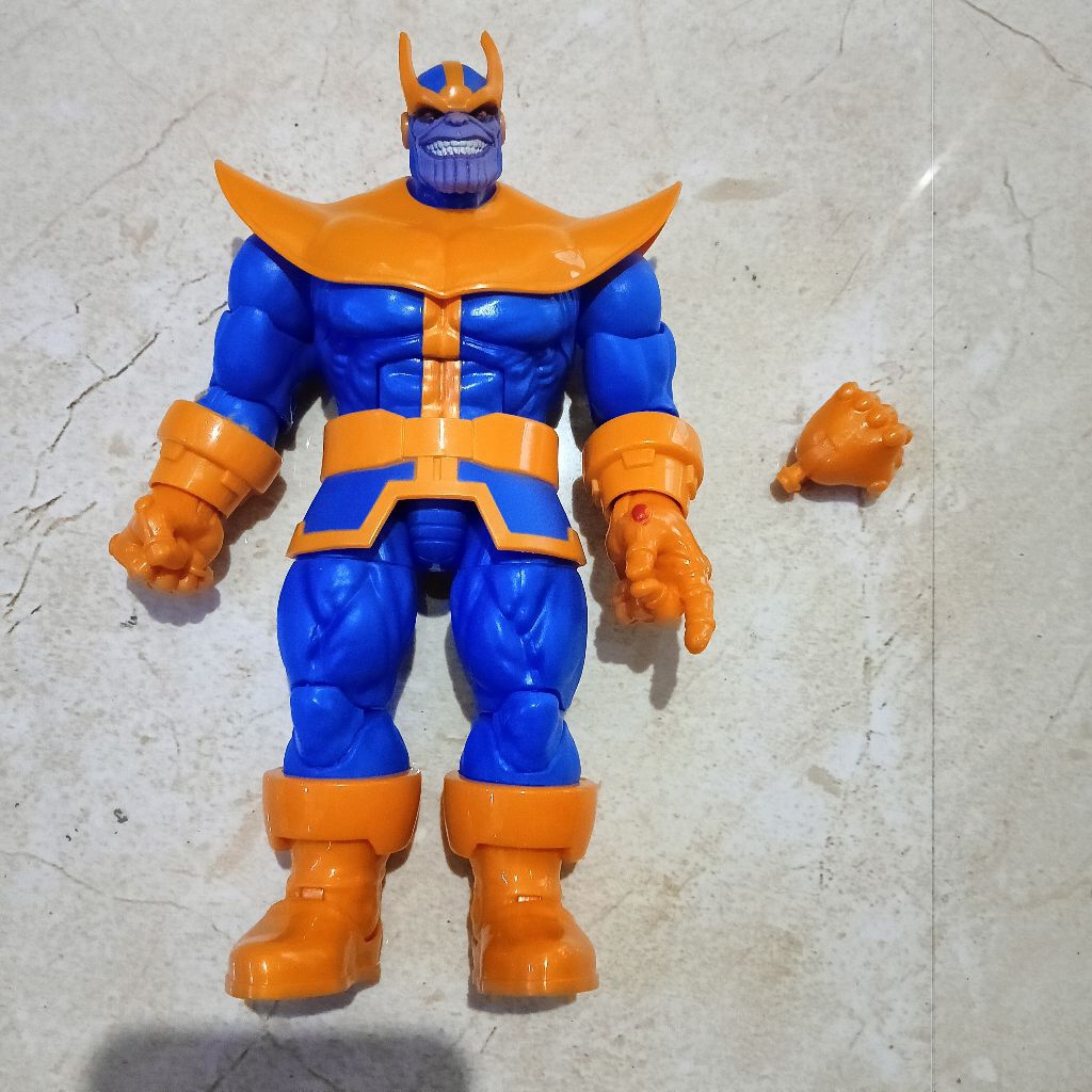 marvel legends thanos gameverse mainan action figure