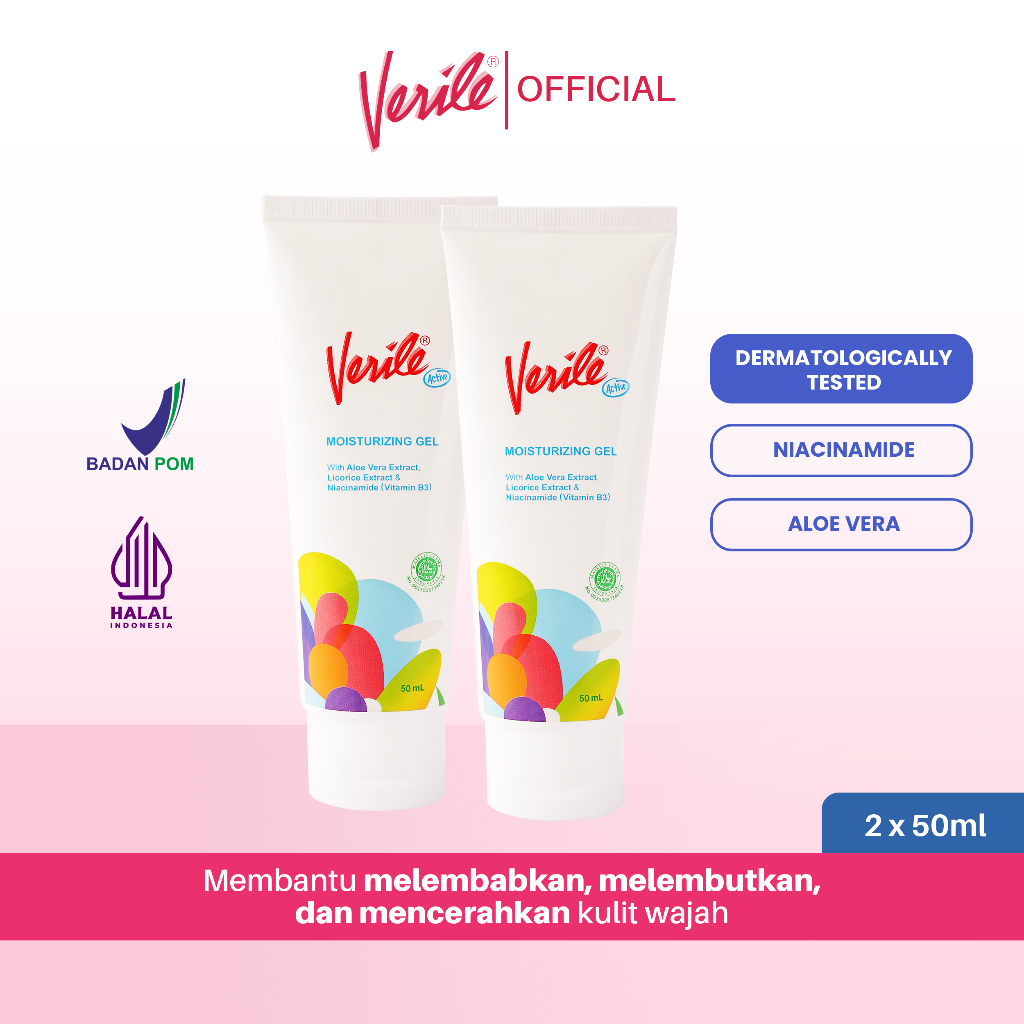 [Twinpack] Verile Moisturizing Gel 50ml - 2pcs