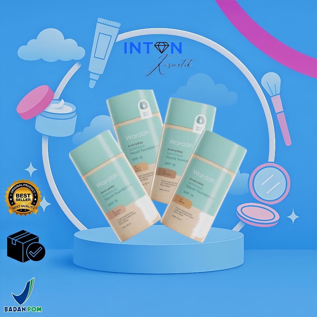 WARDAH EVERYDAY LUMINOUS LIQUID FOUNDATION 35ML
