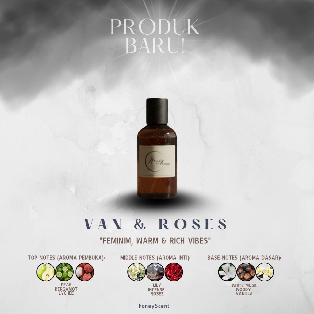 Van & Roses - by HoneyScent eau De parfum