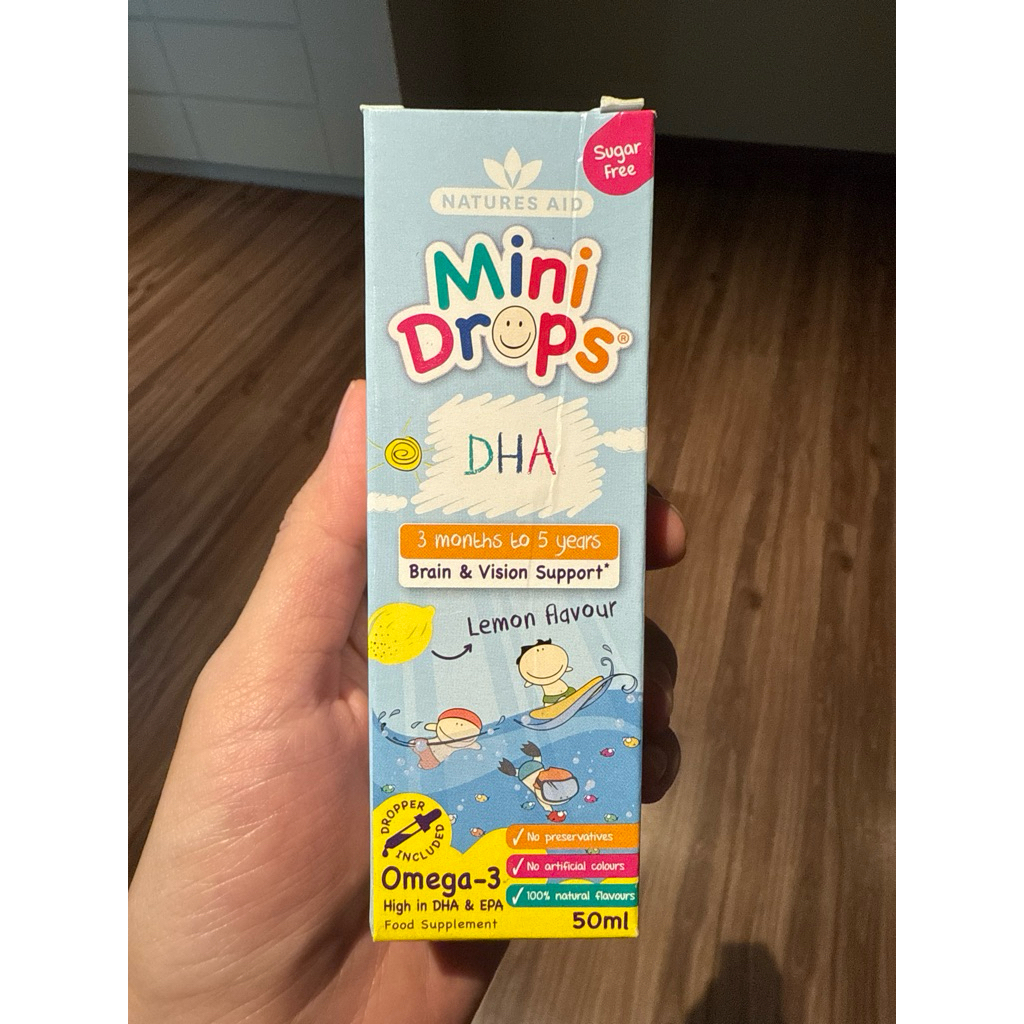 Natures Aid Mini Drops DHA