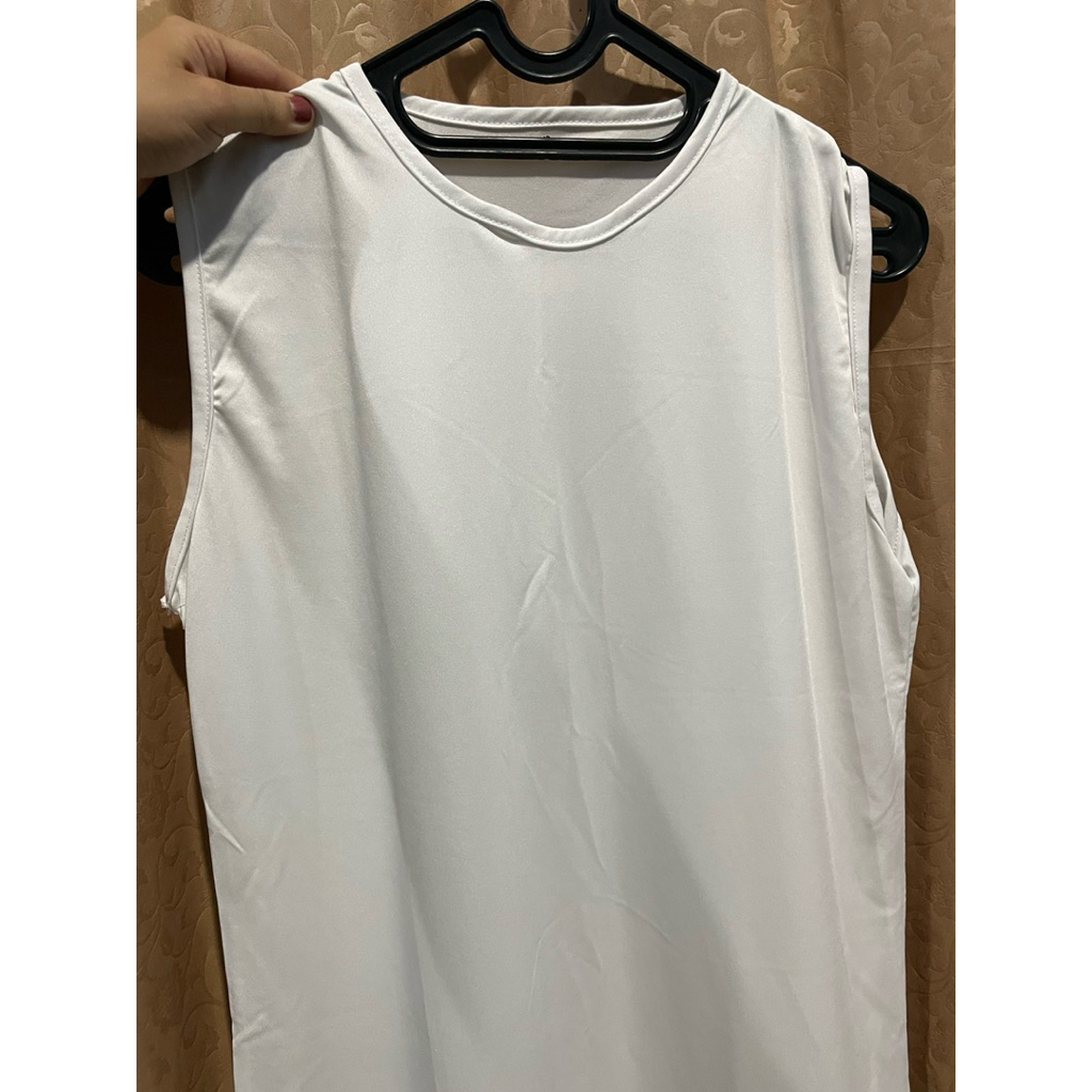 Dress Iner Putih Long