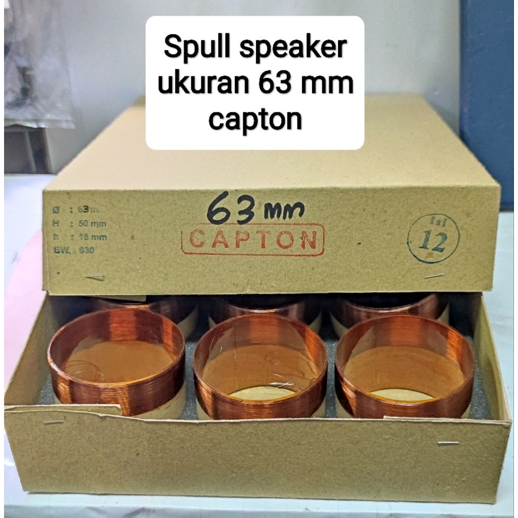 Spull speaker ukuran 63 mm CAPTON