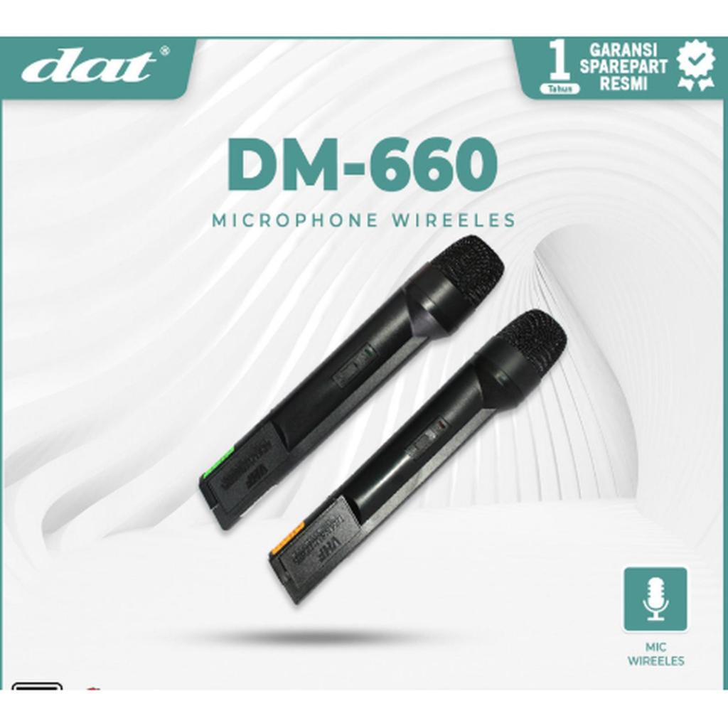 DAT PROFESSIONAL WIRELESS MICROPHONE DM-660U ORIGINAL DAT / Mic Wireless
