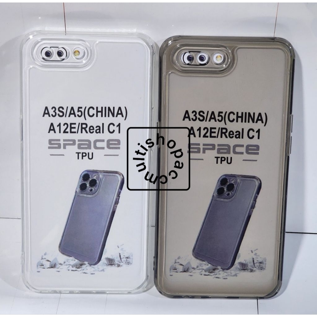 ShoFtCase OPPO A3S / Transparan + Camera Protection