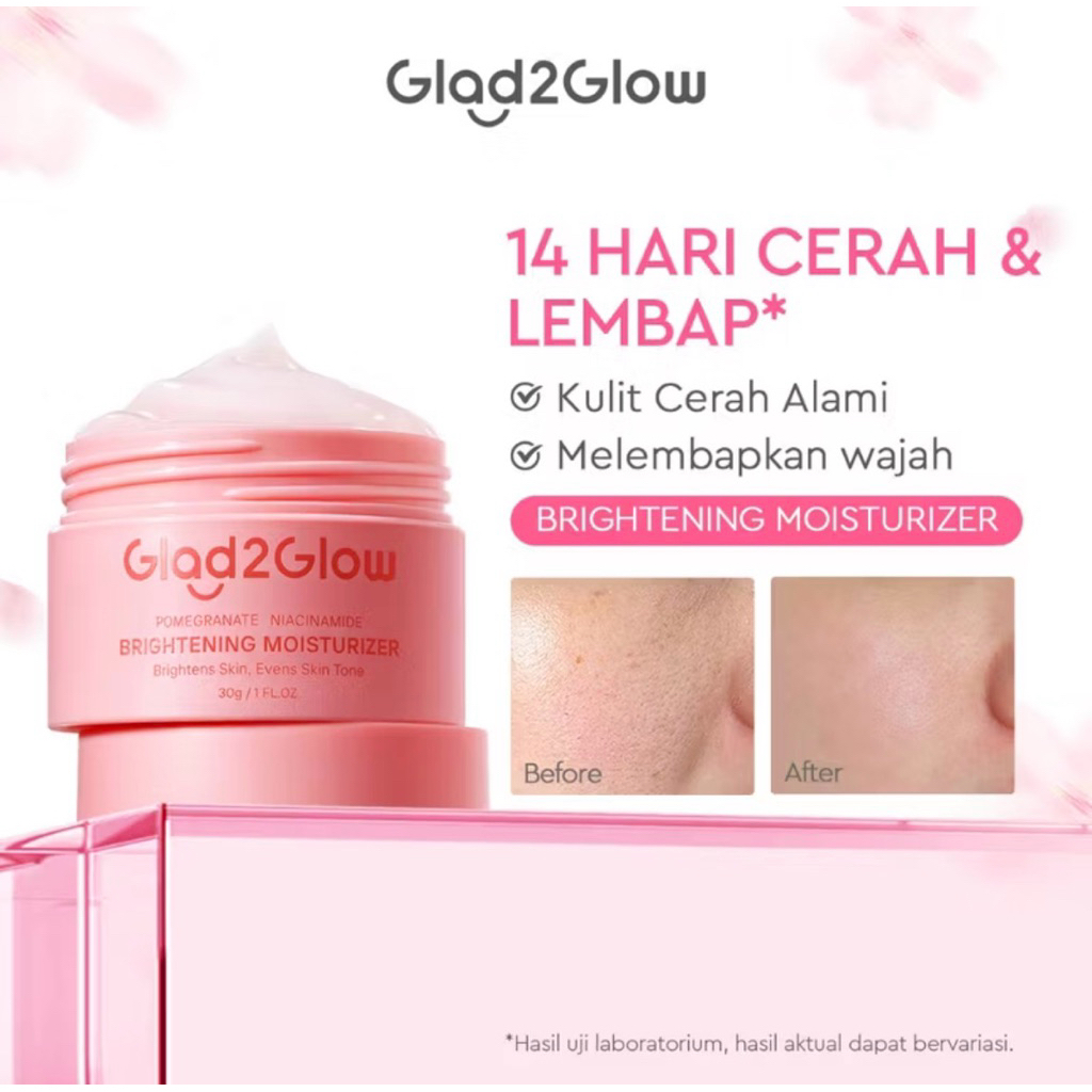 Glad2glow Pomegranate Moisturizer