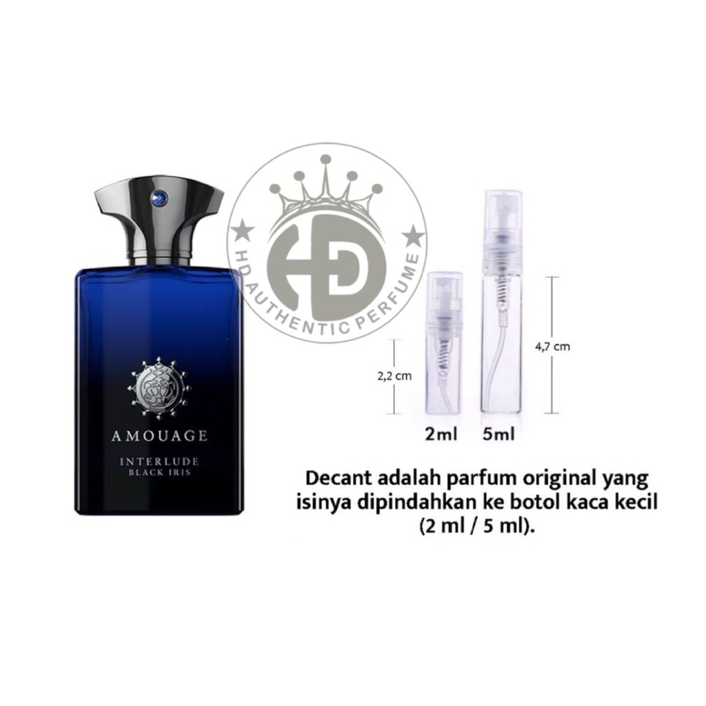 HD Authentic Perfume - Decant Amouage Interlude Black Iris EDP