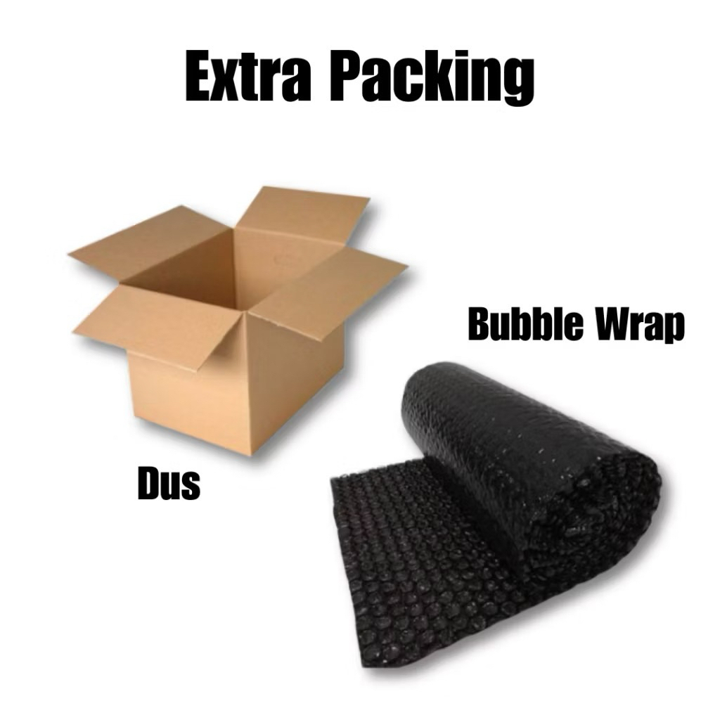 Extra paking kardus + bubble wrap