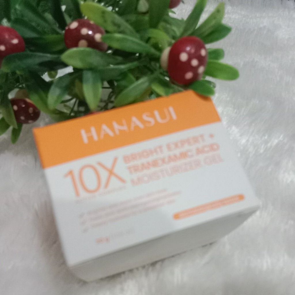 hanasui moistrurizer gel bright exper 10X active complex