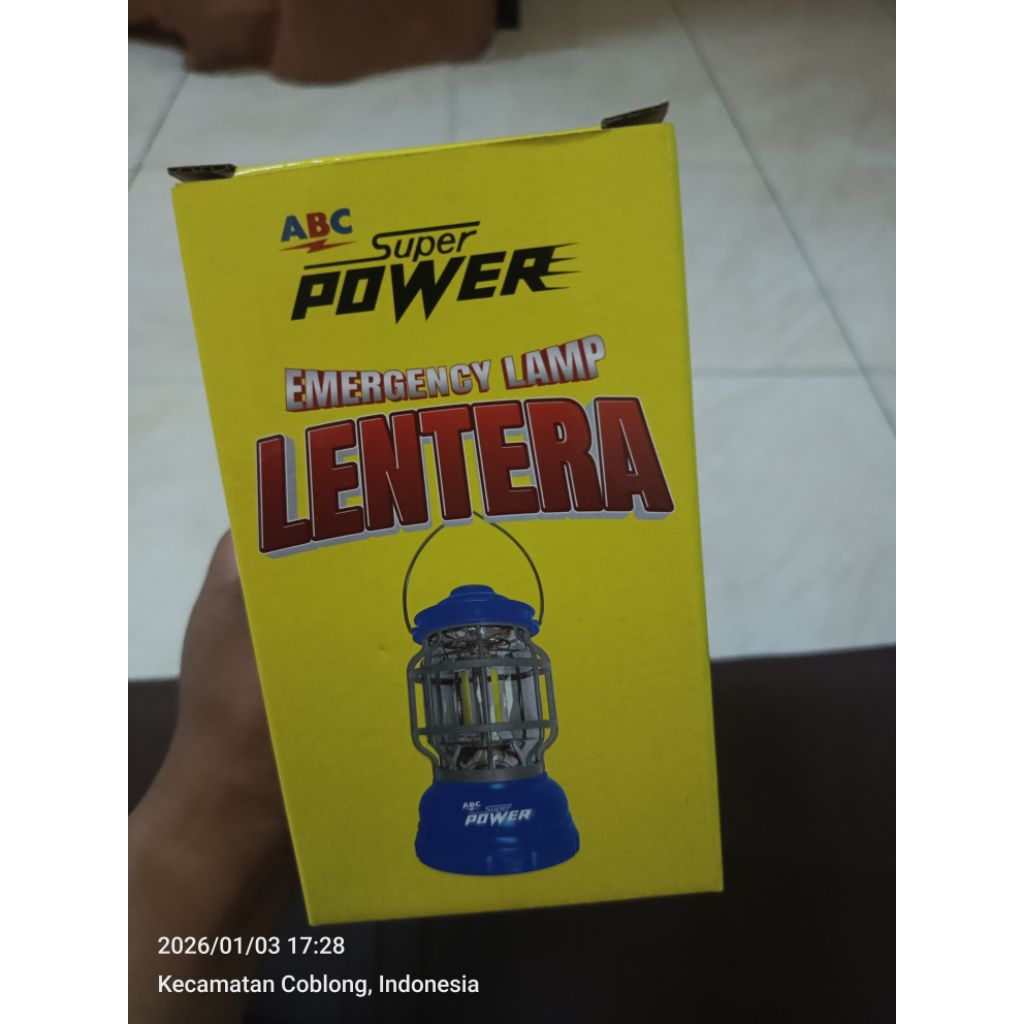 LENTERA EMERGENCY LAMP