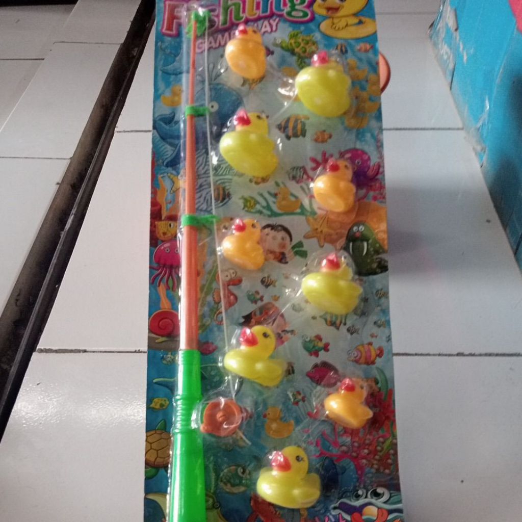 mainan mancing bebek
