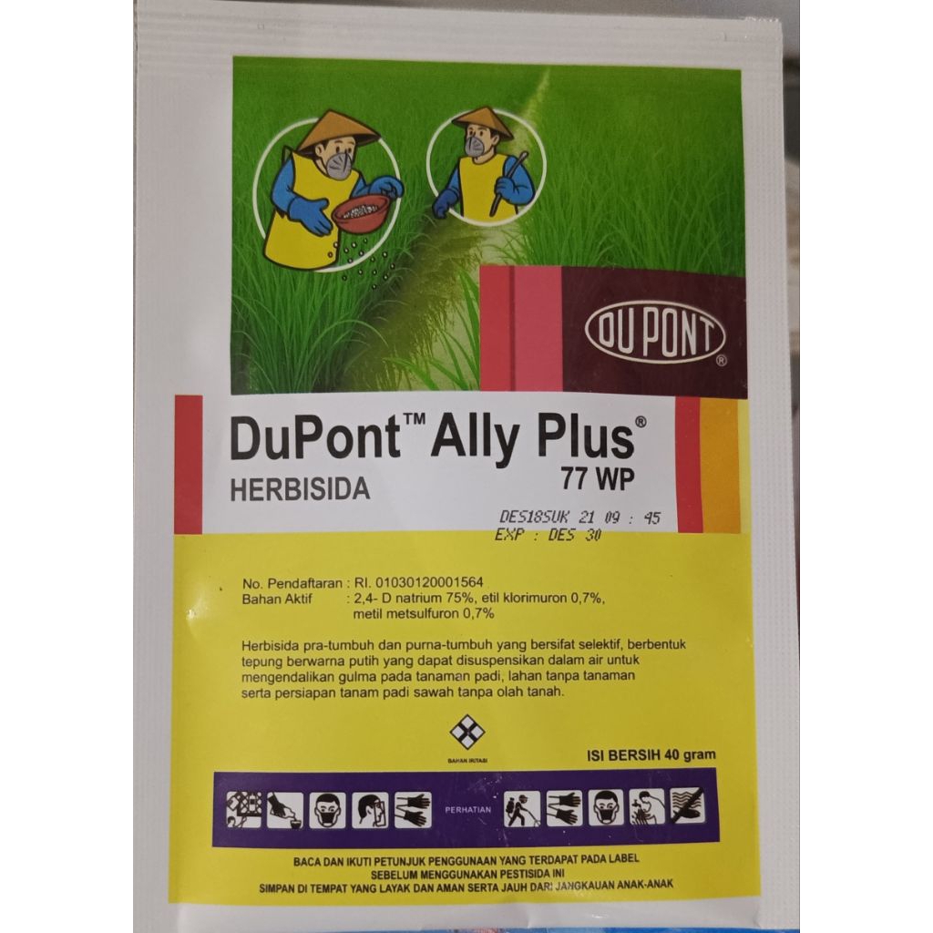 Herbisida Ally plus 77wp 40 gram