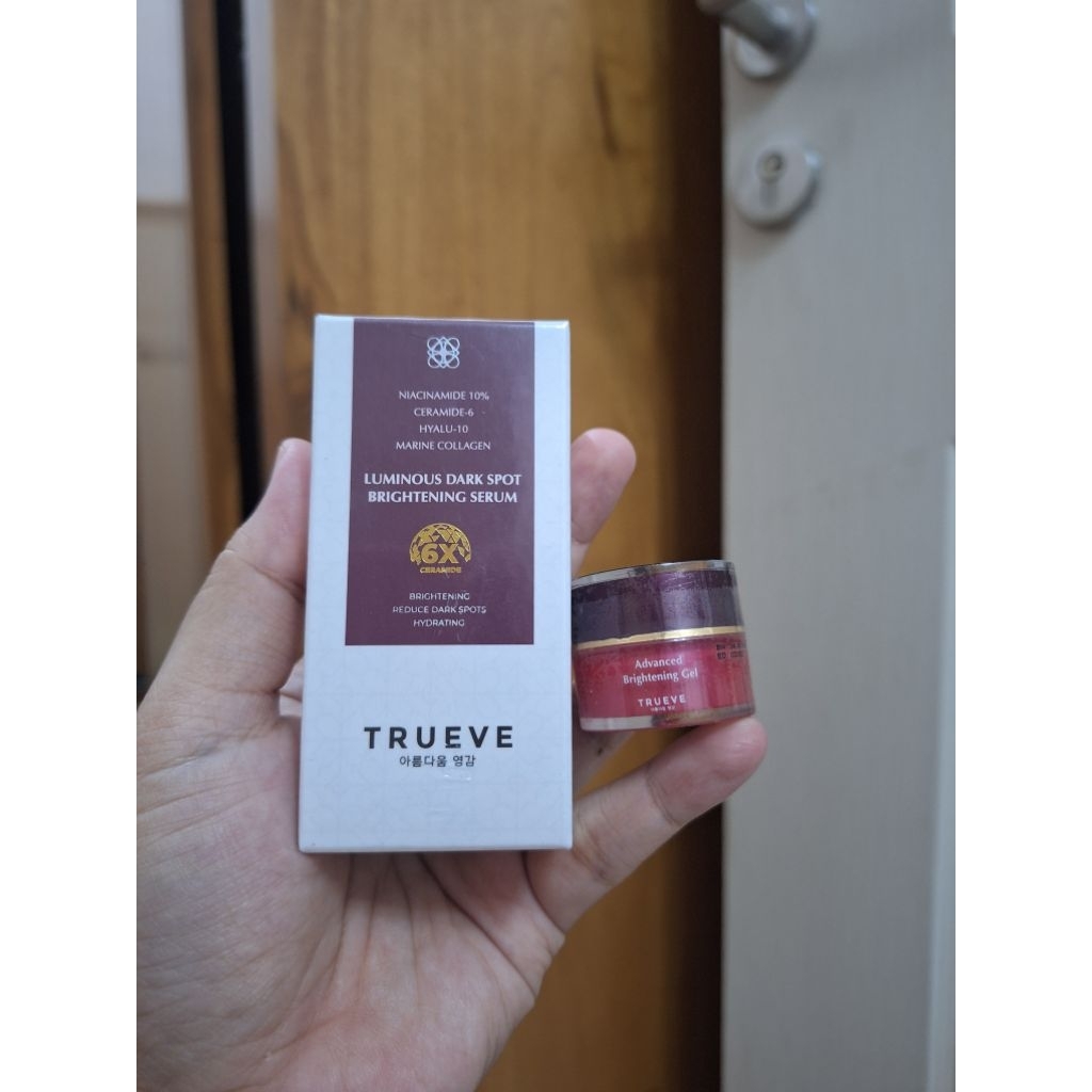 Trueve Luminous serum 15ml + mini moisturizer